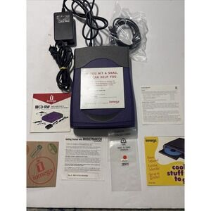 IOMEGA ZIP CD 650 Drive Cables Untested Parts Only No Visual Issues Noted Read